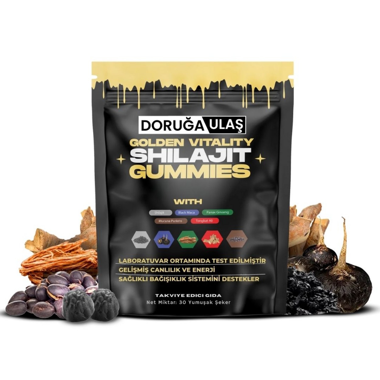 Doruğa Ulaş™ Shilajit-Doğal Testosteron ve Performans Arttırıcı Gıda Takviyesi