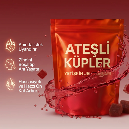 Doruğa Ulaş Ateşli Küpler Libido Arttırıcı Gummy Gıda Takviyesi